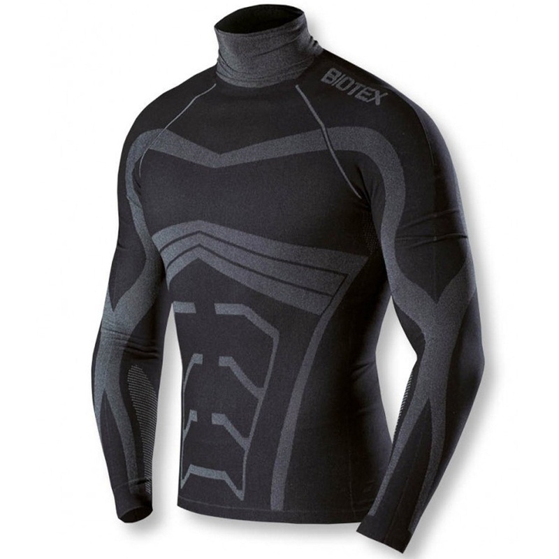 Biotex Turtleneck Limitless base layer - grey black