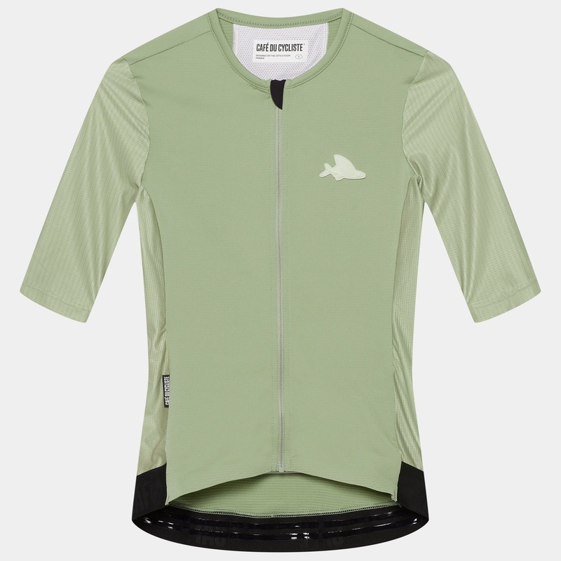 Cafe du Cycliste Olympe woman jersey - Green