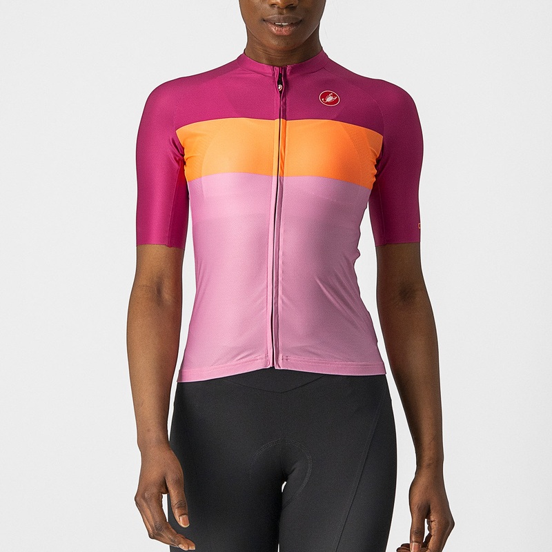 Castelli Aero Pro woman jersey - Pink fucsia