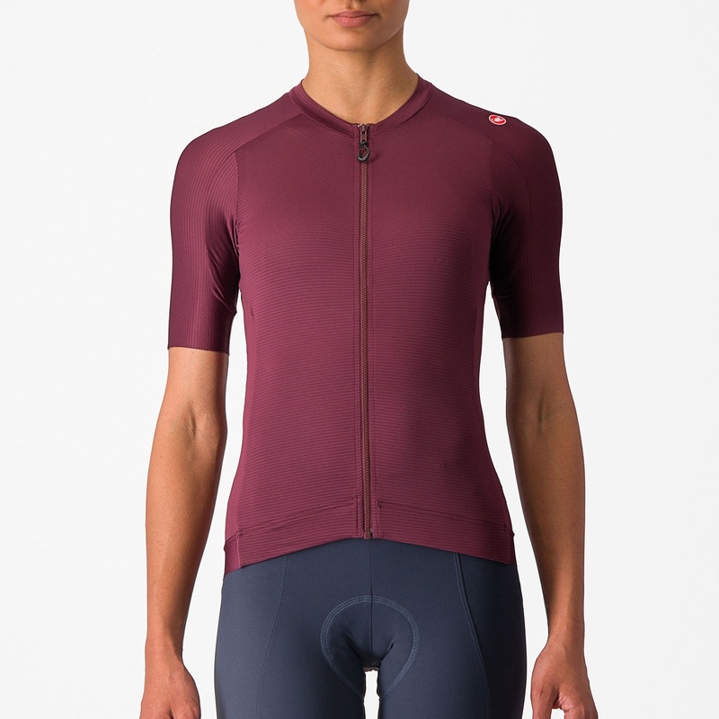 Castelli Espresso women jersey - Bordeaux