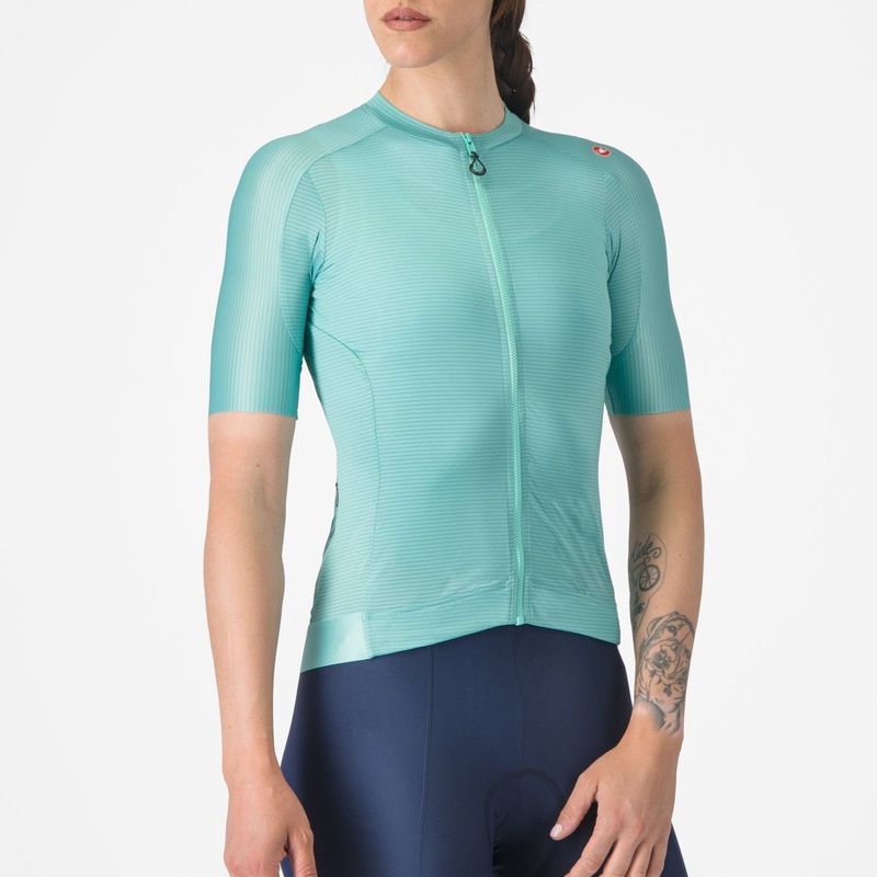 Castelli Espresso women jersey - Light blue
