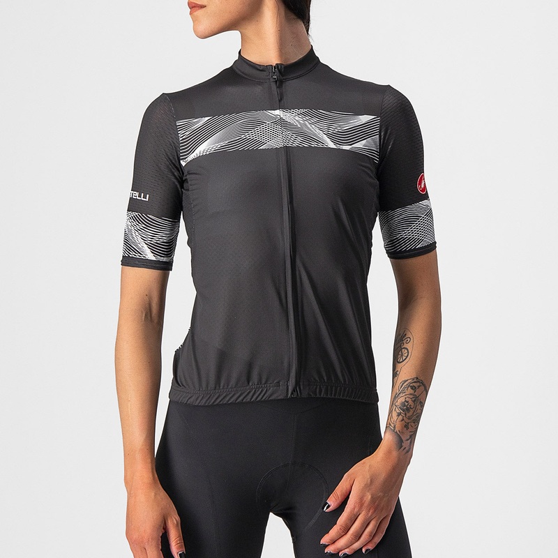 Castelli Fenice woman jersey - Black