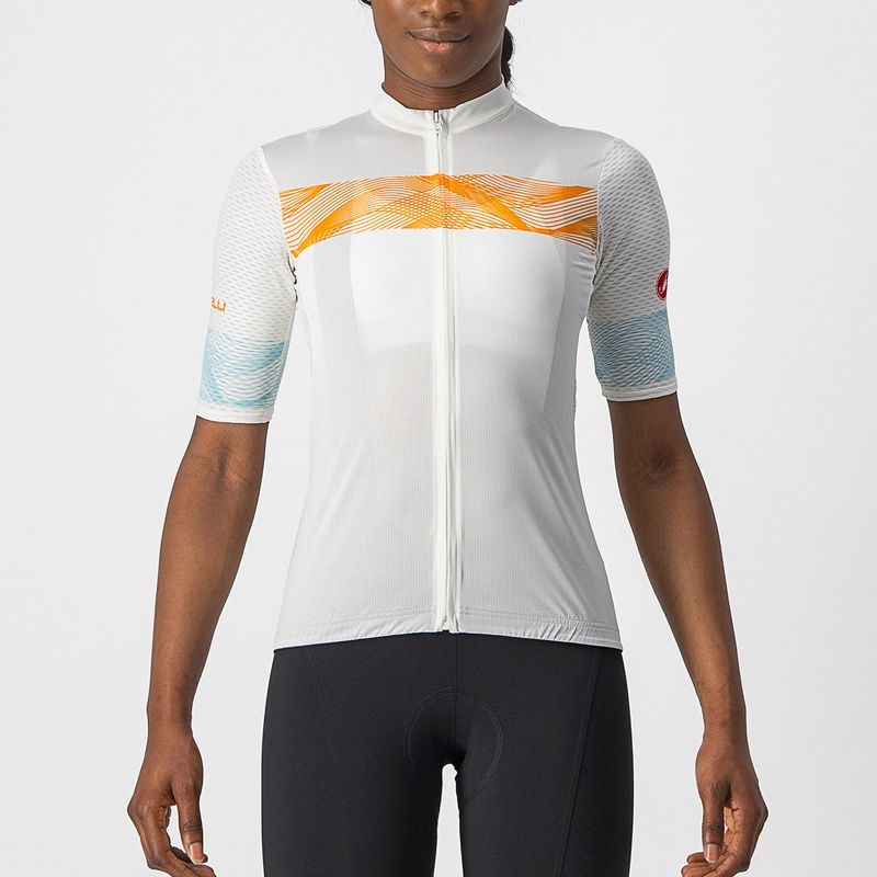 Castelli Fenice woman jersey - White