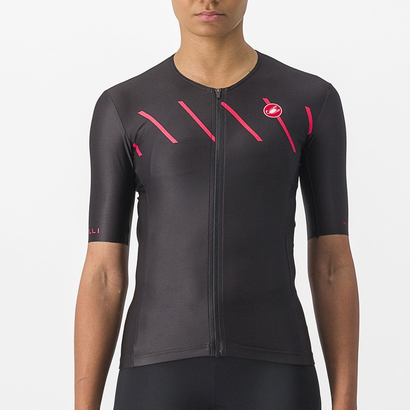 Castelli Free Speed 2 Race woman jersey - Black pink