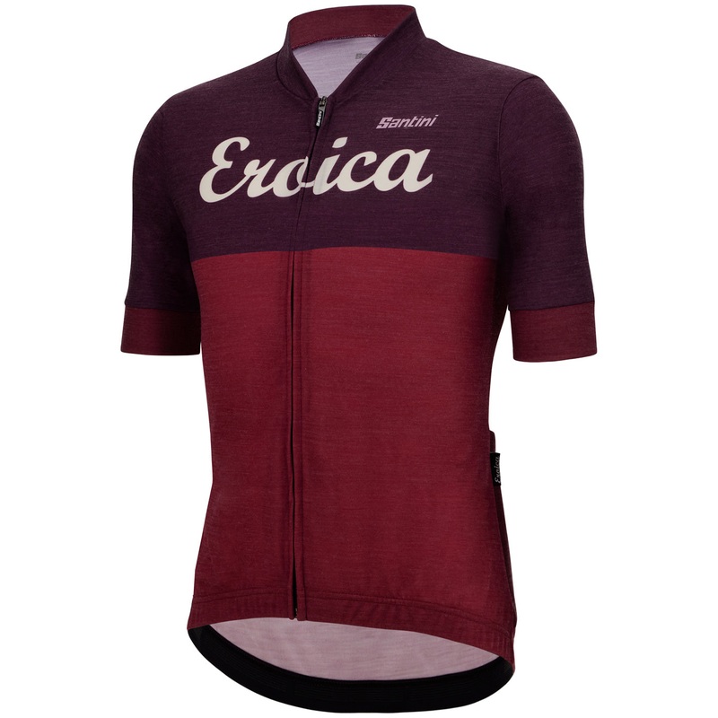 Eroica Luce wool jersey - Bordeaux