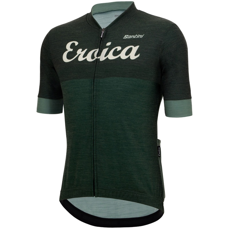 Eroica Luce wool jersey - Green