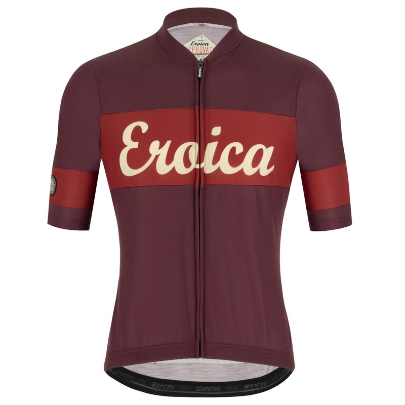 Eroica Ruby wool jersey