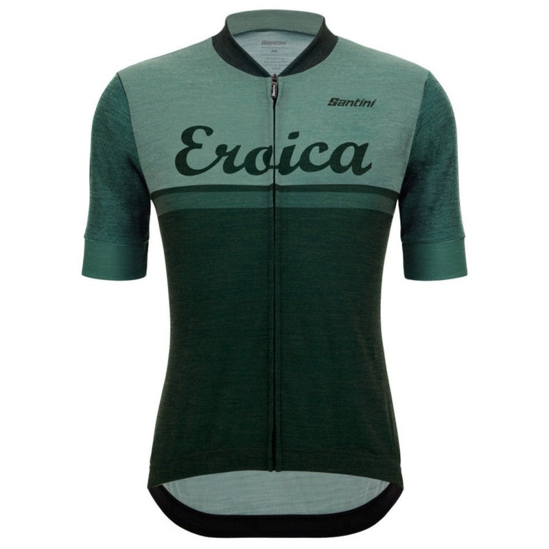 Santini Eroica Valle wool jersey - Green