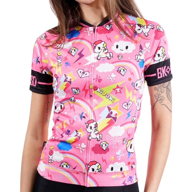 Bike Inside Tokidoki Unicorn woman jersey - Pink