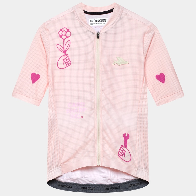 Cafe du Cycliste Angeline women jersey - Pink