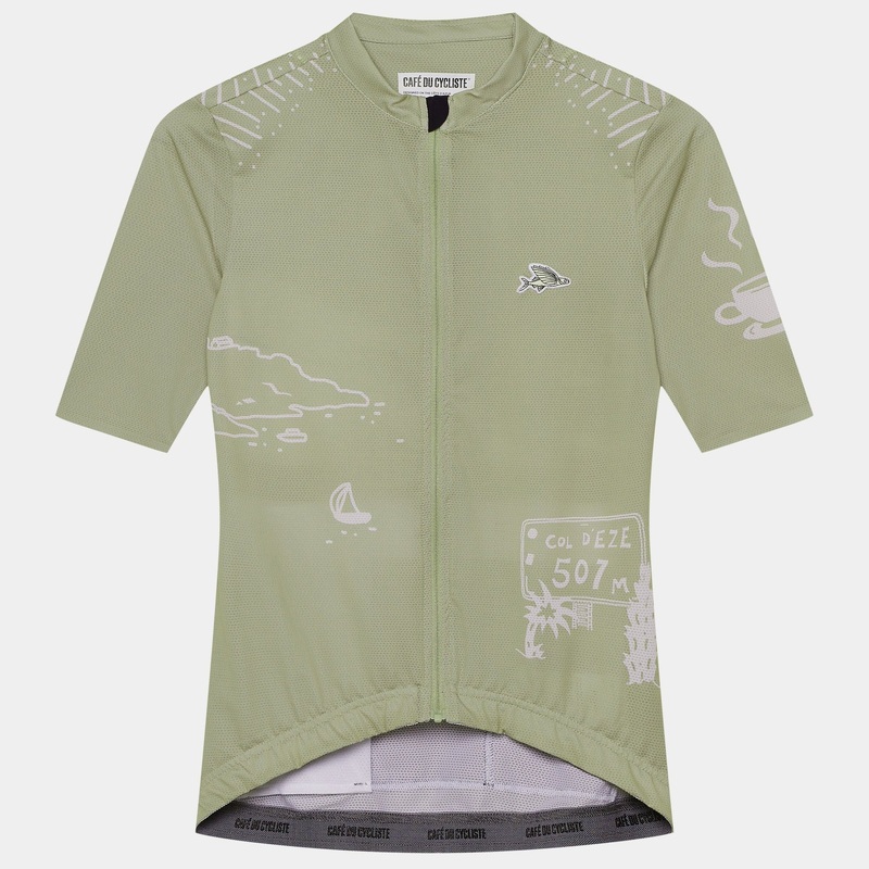Cafe du Cycliste Eze women jersey - Green