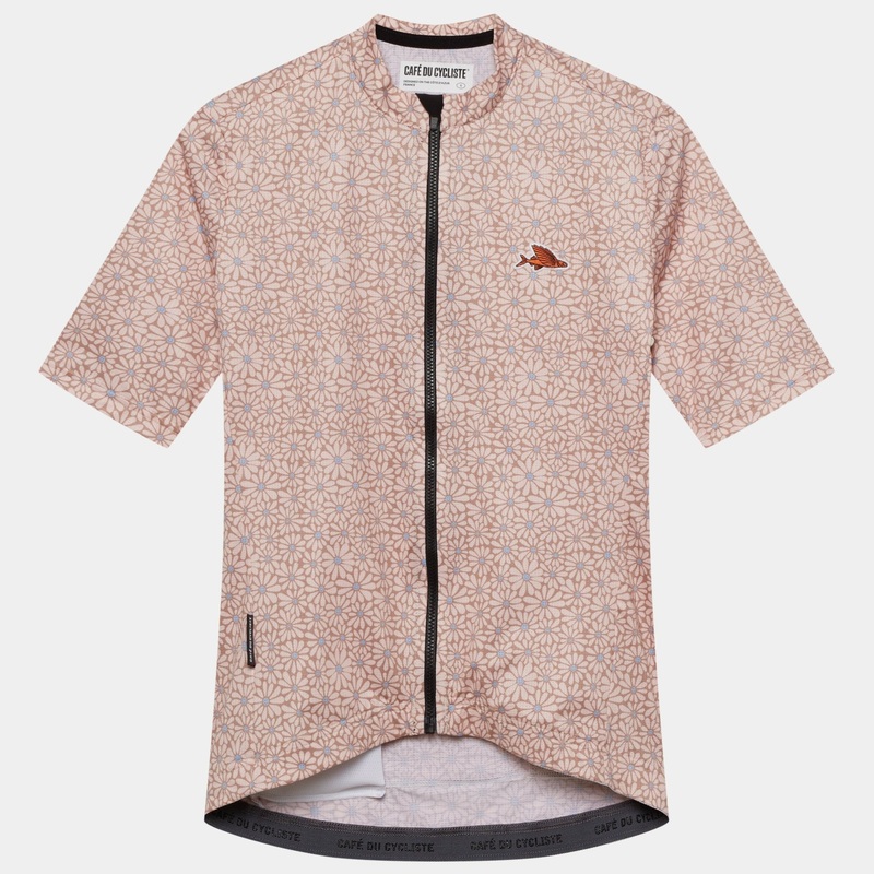 Cafe du Cycliste Fleurette women jersey - Pink