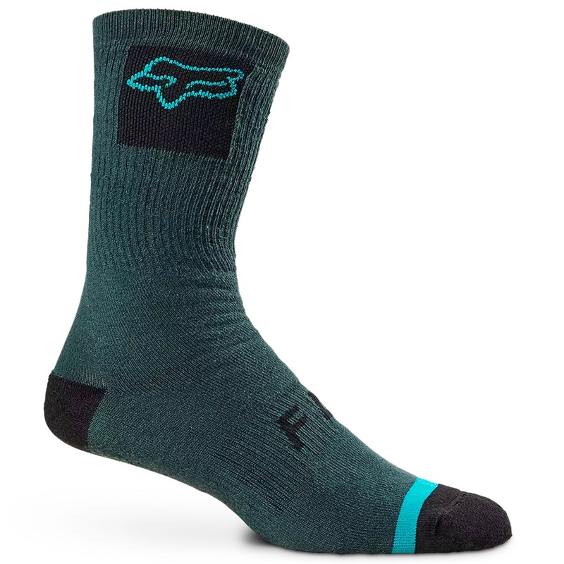 Fox Defend Crew 8 socks - Green