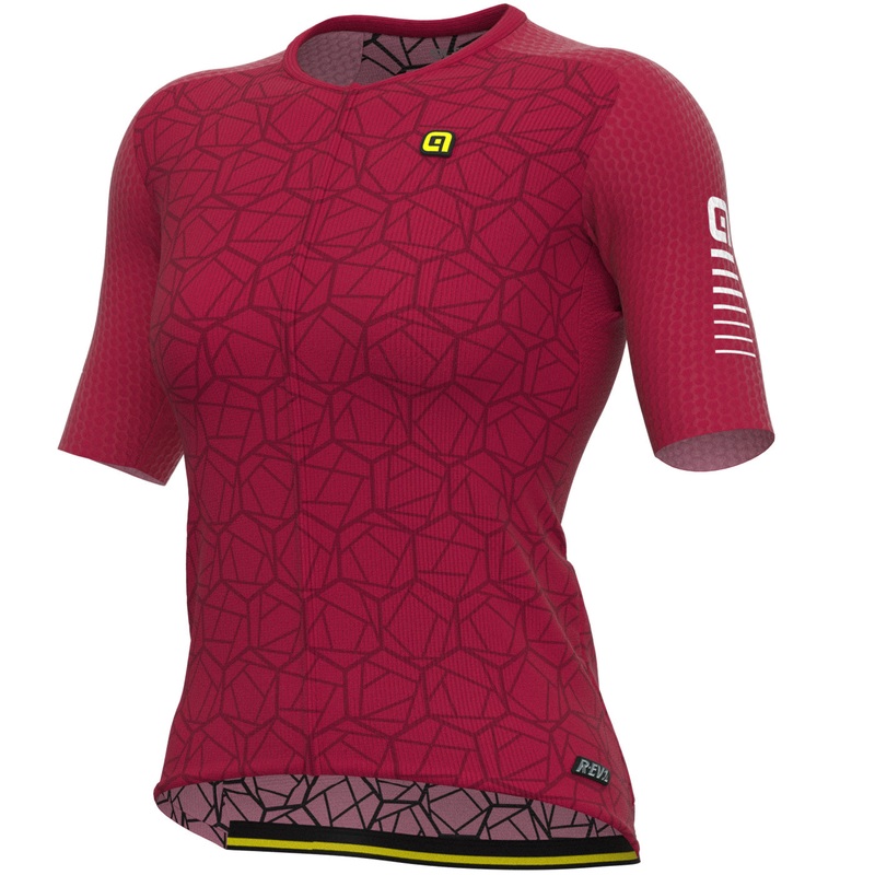 Ale R-EV1 Velocity women jersey - Burgundy