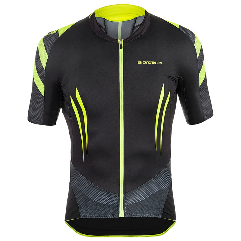 Giordana Exo Jersey - Black Yellow