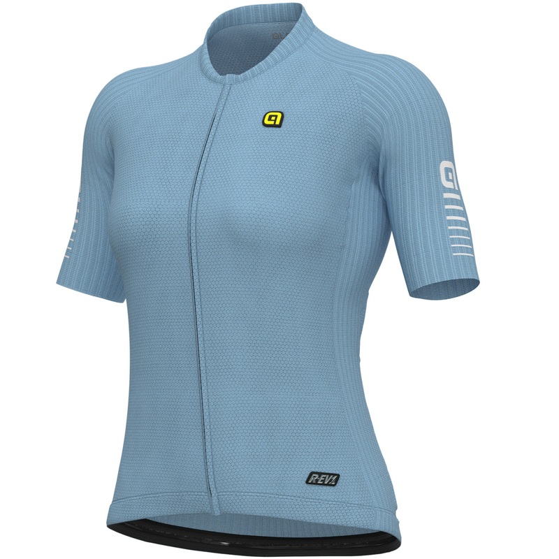 Ale R-EV1 Silver Cooling women jersey - Light blue