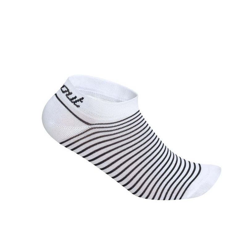 DotOut Stripe Short socks - White
