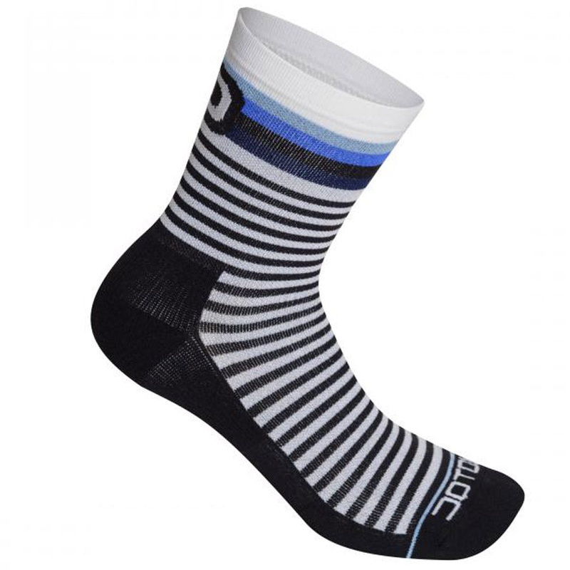Dotout Stripe Socks - Black-Grey
