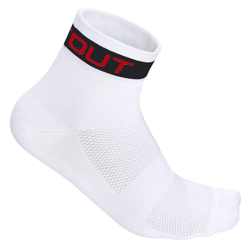 DotOut Uni 13 socks - White Black Red