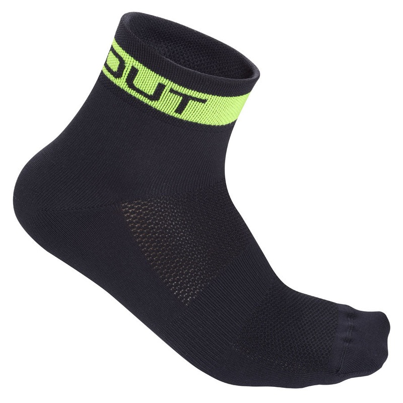 DotOut Uni 6 socks - Black Yellow