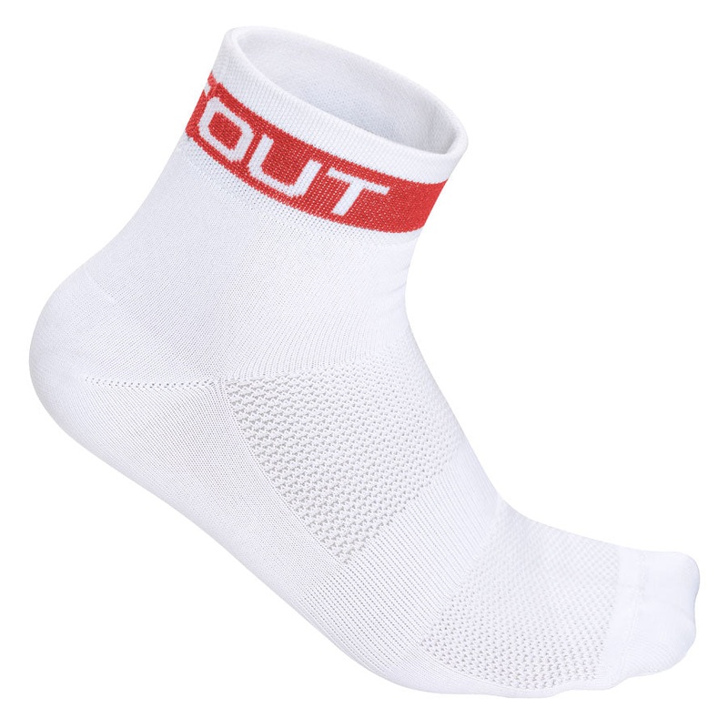DotOut Uni 6 socks - White Red