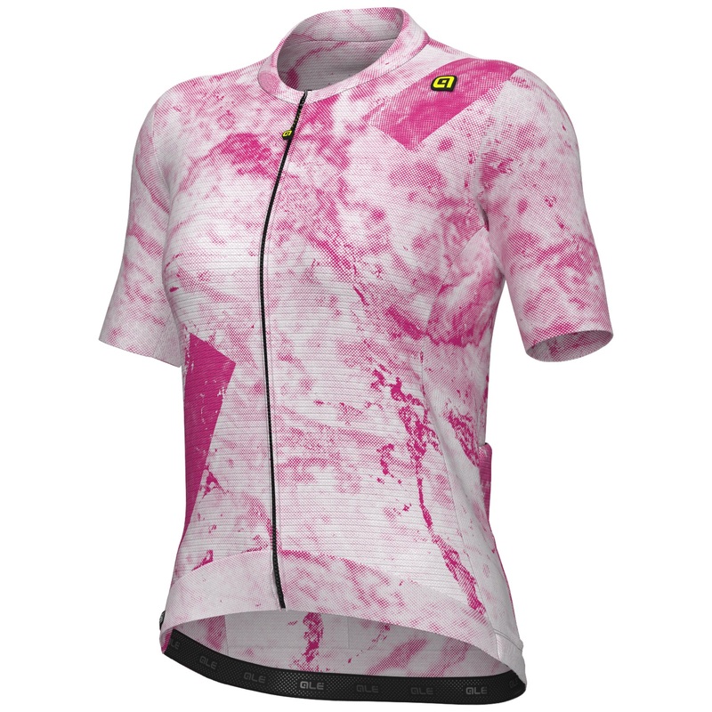 Ale PR-E Marble women jersey - Fuchsia