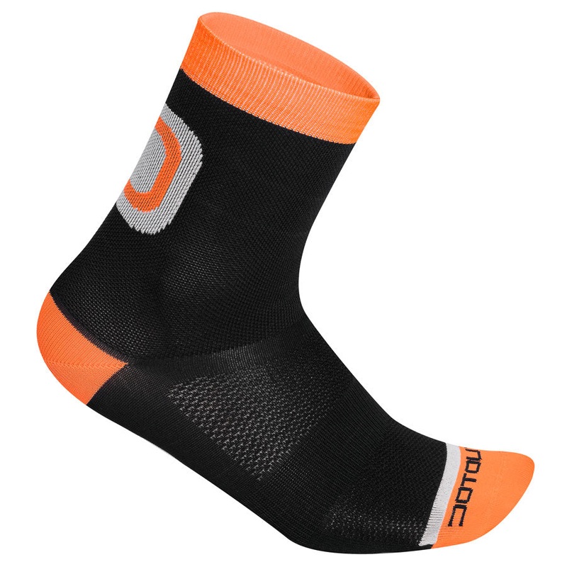 DotOut Logo 13 socks - Black Orange