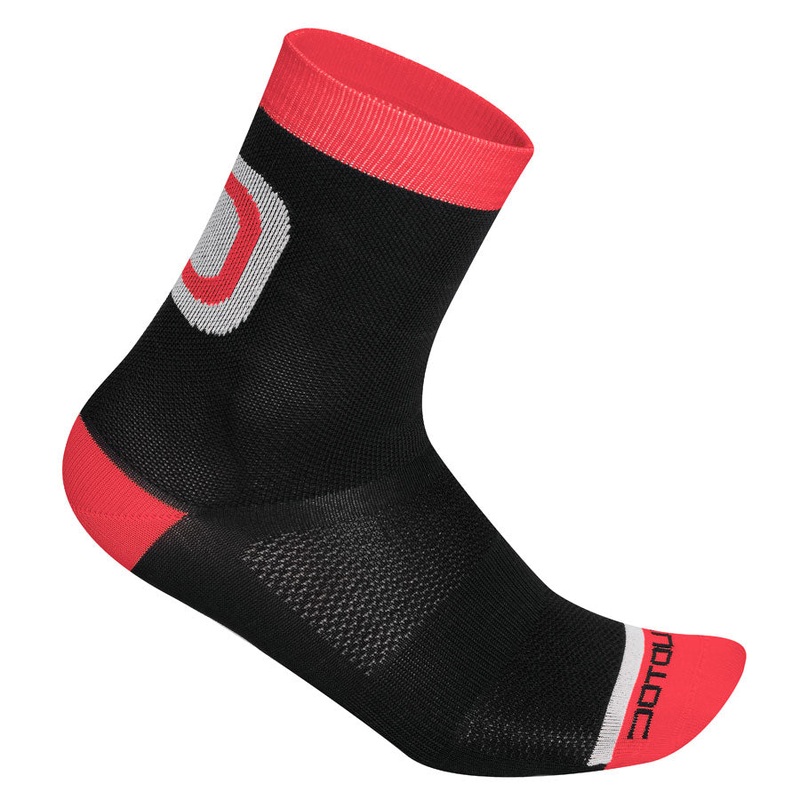DotOut Logo 13 socks - Black Red