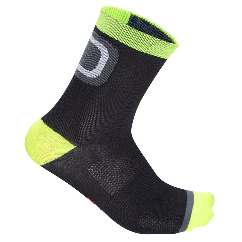 DotOut Logo 13 socks - Black Yellow
