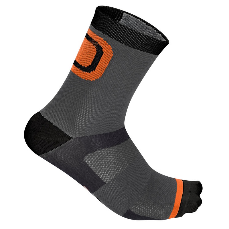 DotOut Logo 13 socks - Grey Orange