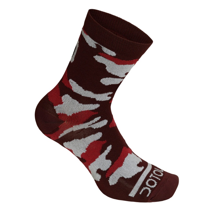 Dotout Camou socks - Bordeaux