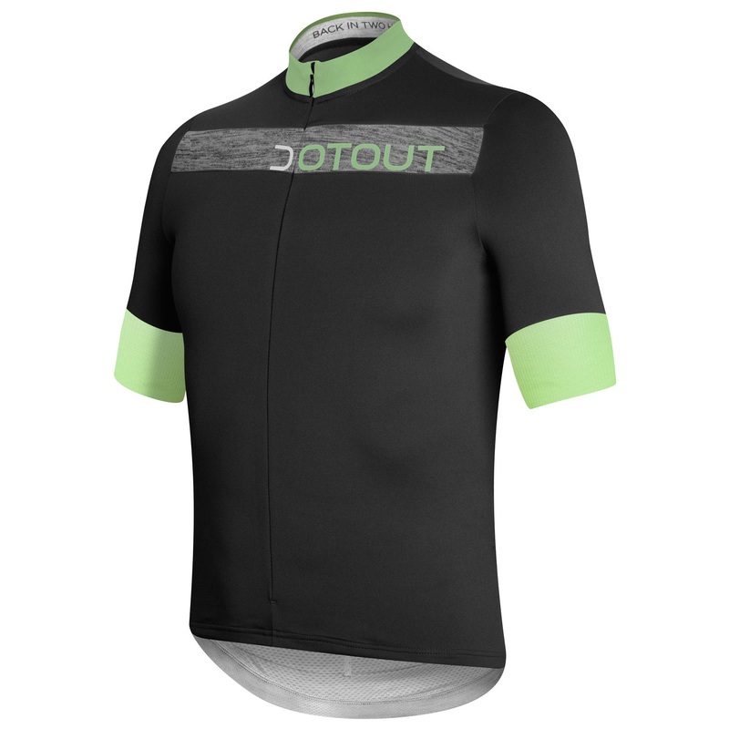 Dotout Horizon jersey - Black lime