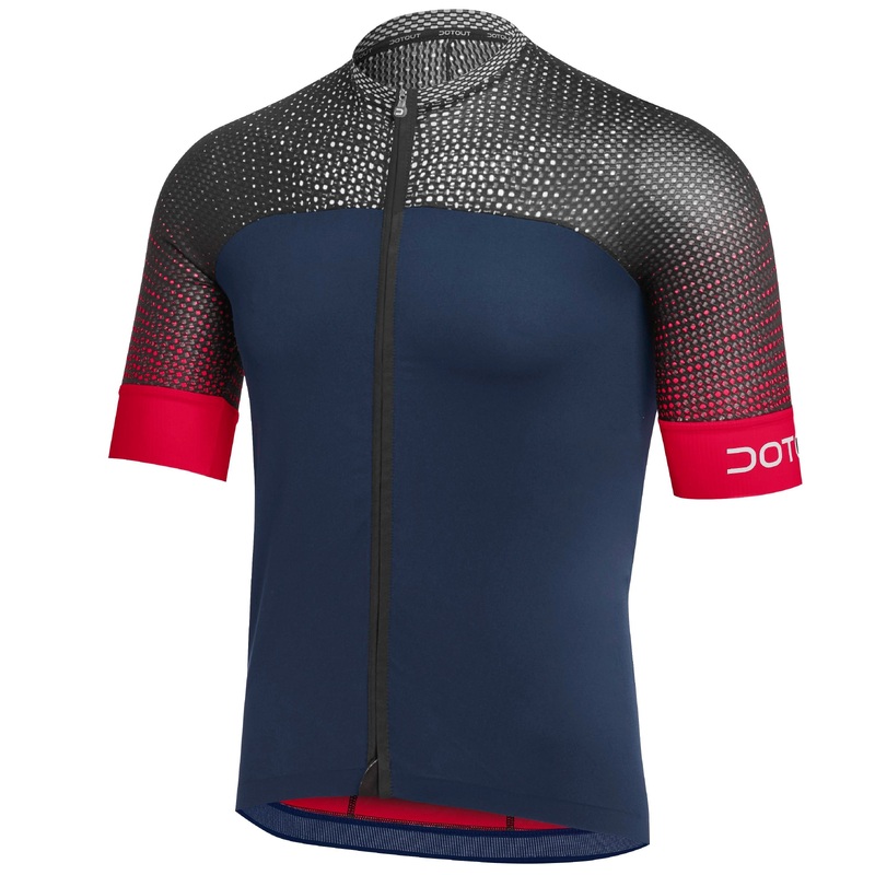 Dotout Hybrid jersey - Blue red