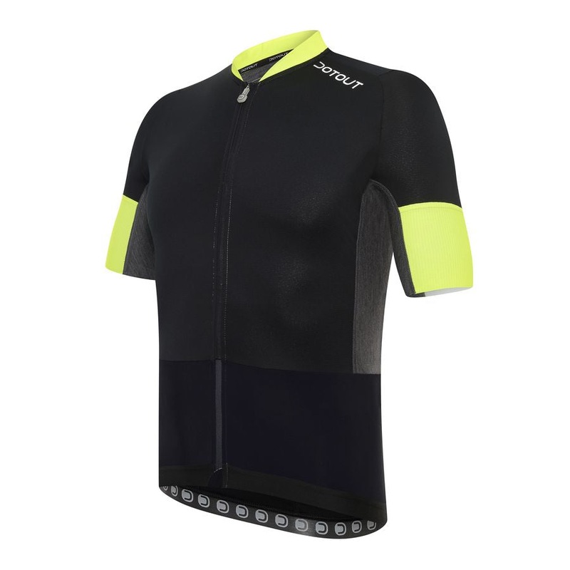 DotOut Race Wool.2 jersey - Black Yellow