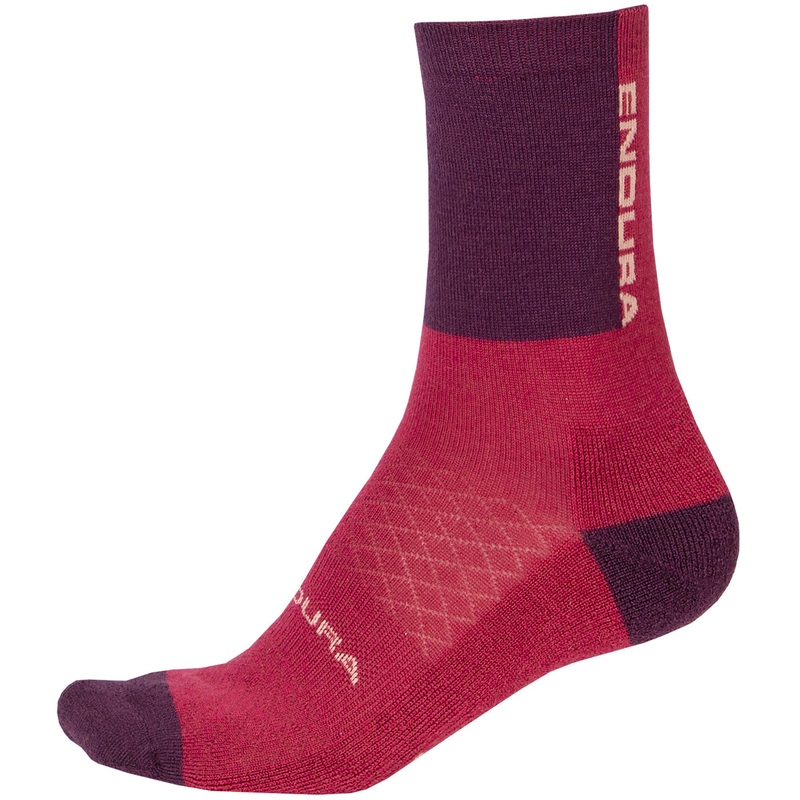 Endura Baabaa Merino Winter winter socks - Bordeaux