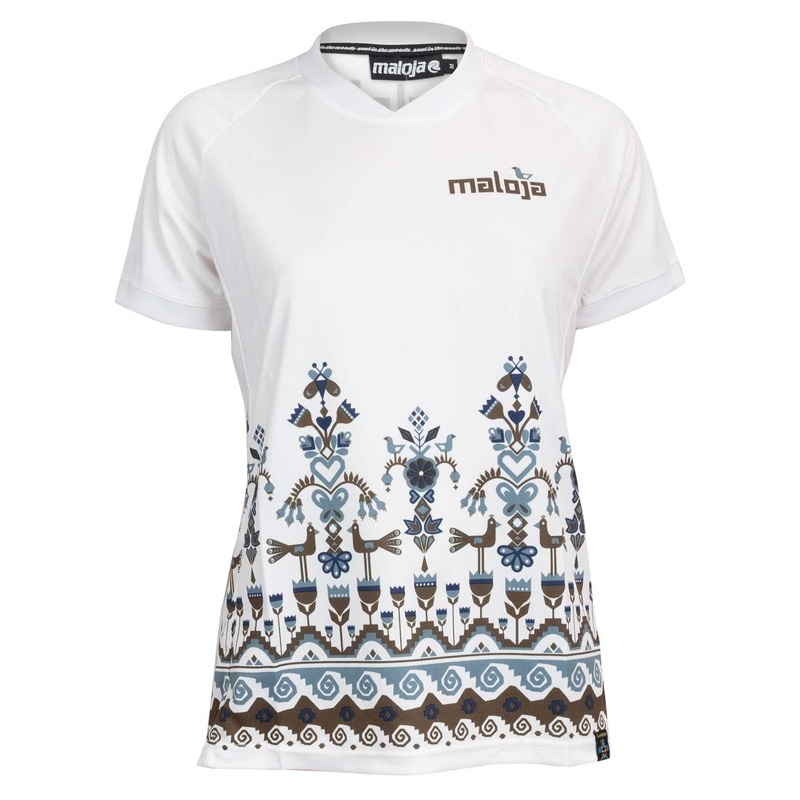 Jersey Lady Maloja SulataM Freeride - White