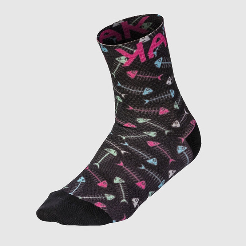 Karpos Green Fire woman socks - Black