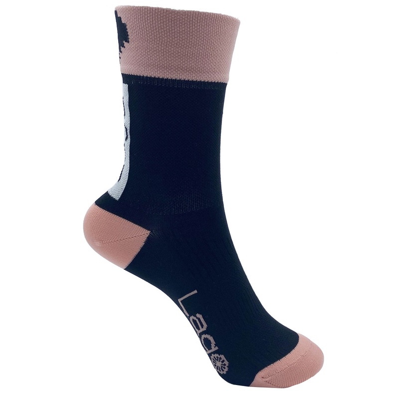 Lago Heart woman socks - Black