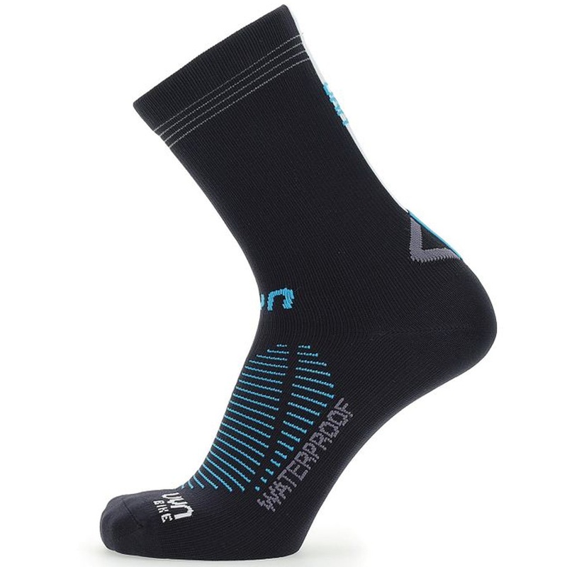 UYN Cycling Aero Winter woman socks - Black white