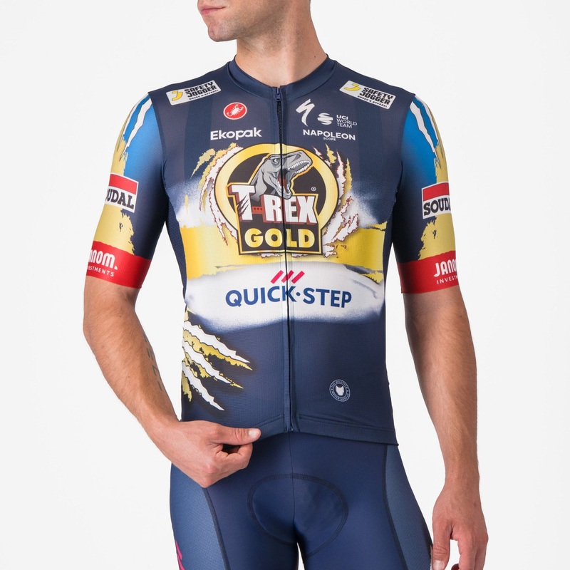 Castelli T-Rex Gold Quick-Step 2025 Competizione 3 jersey