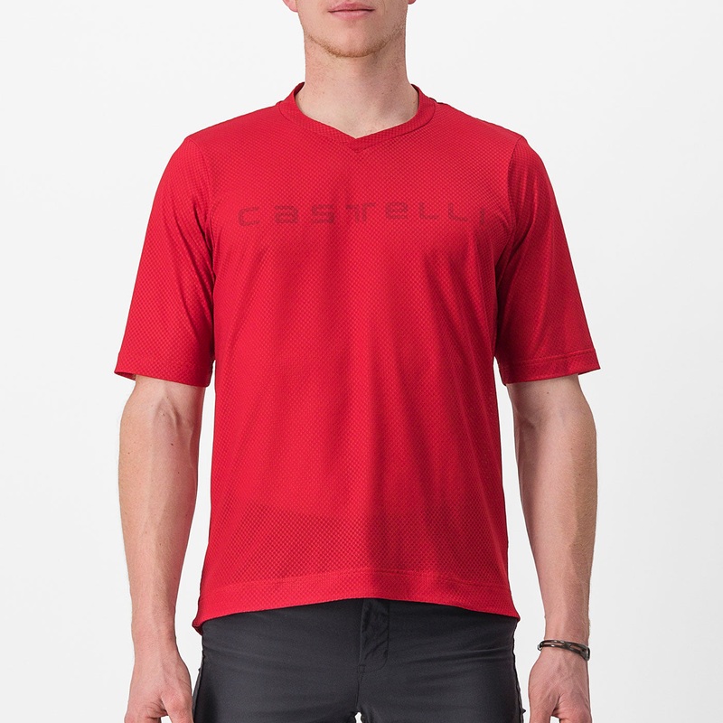 Castelli Trail Tech Tee 2 jersey - Red