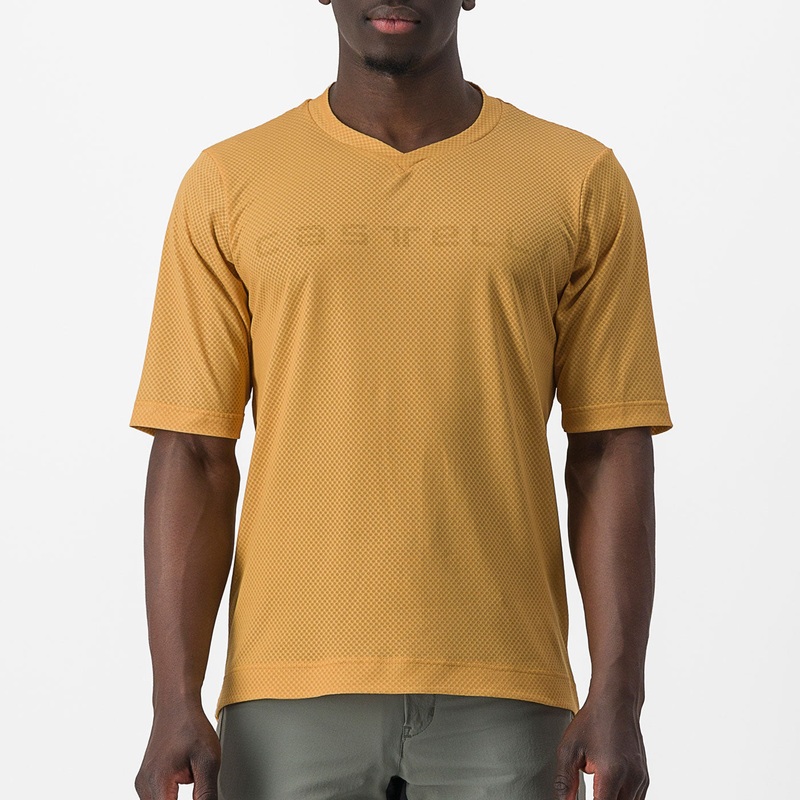 Castelli Trail Tech Tee 2 jersey - Yellow