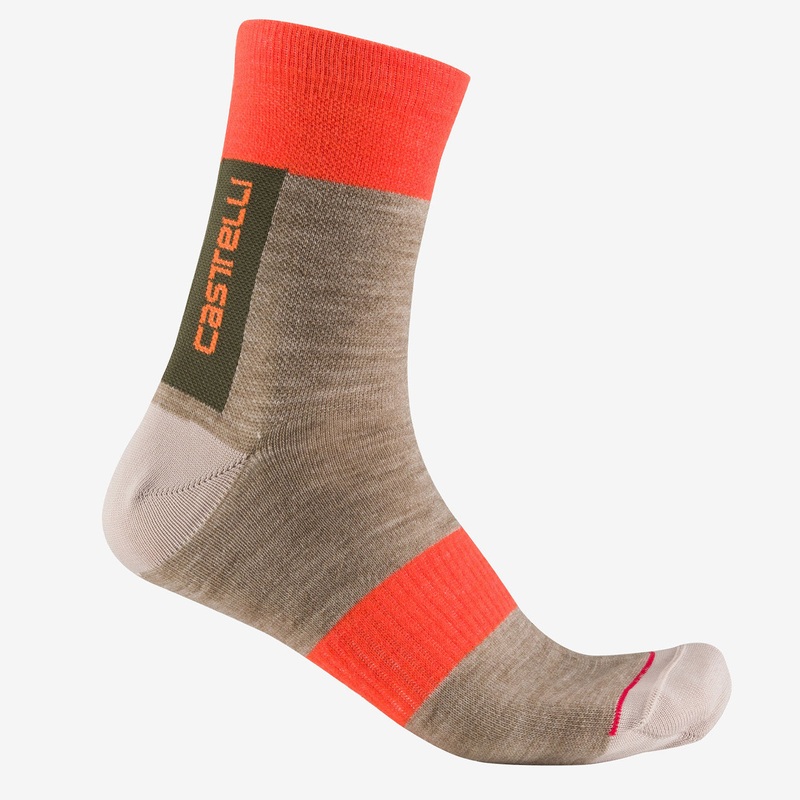 Castelli Velocissima Thermal women socks - Beige