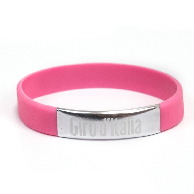 Silicone bracelet with tag Giro d'Italia