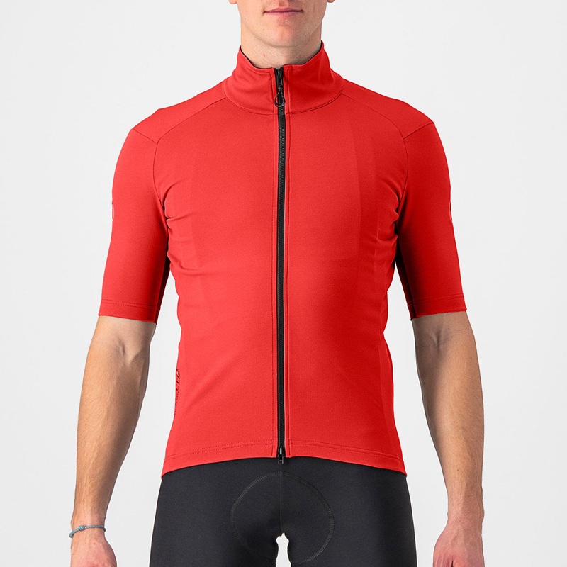 Castelli Perfetto RoS 2 Wind jersey - Red