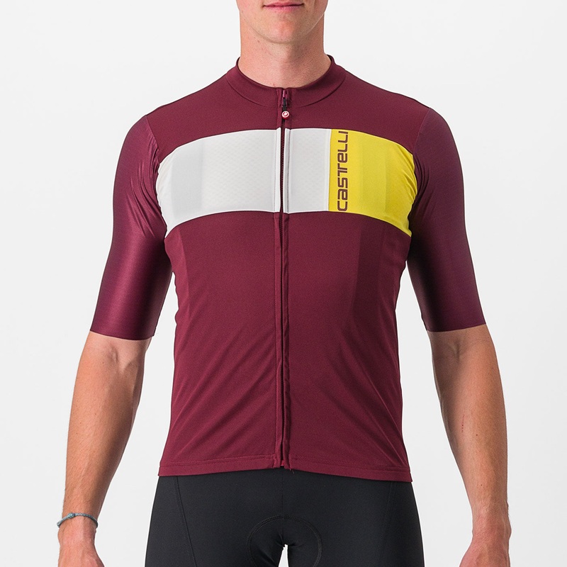 Castelli Prologo 7 jersey - Bordeaux