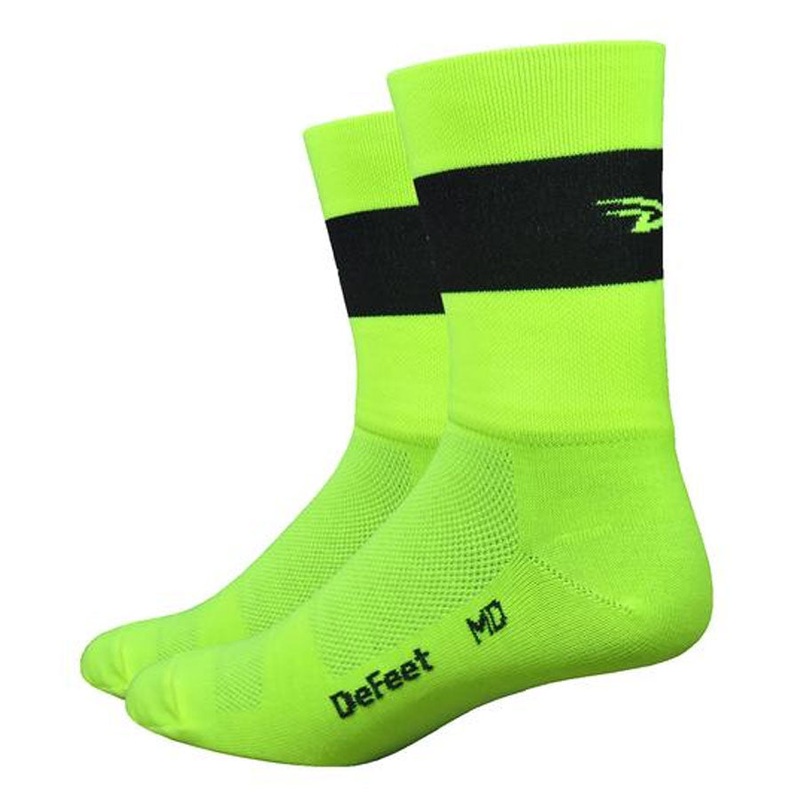 DeFeet Aireator 5 Team socks - Yellow Fluo