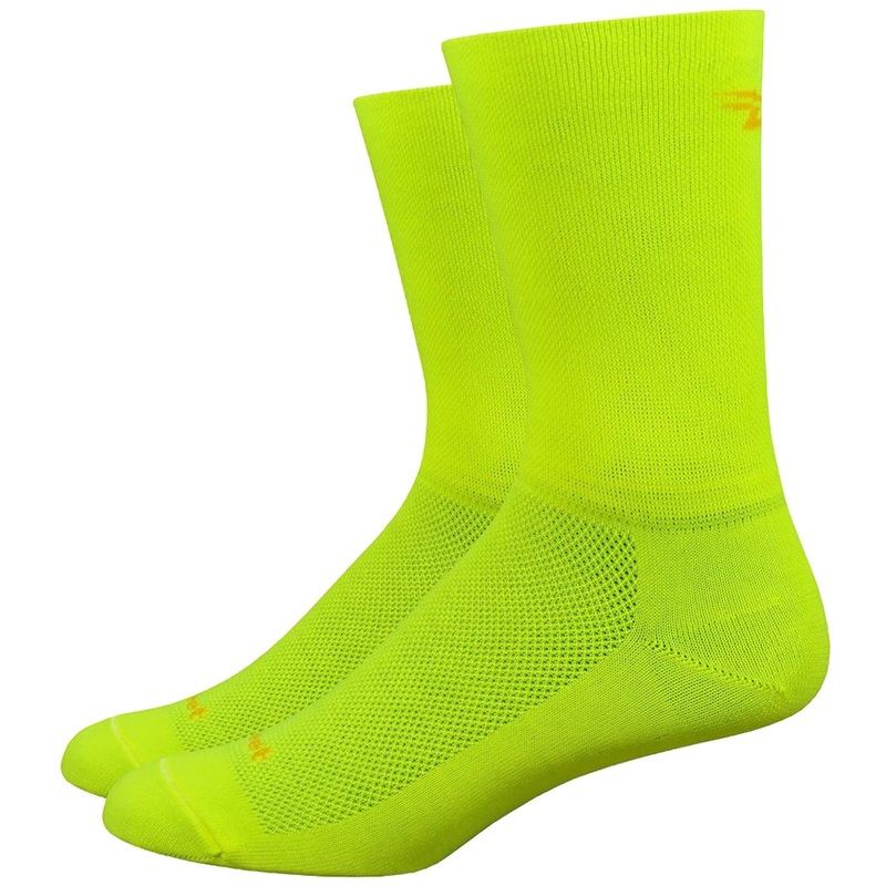 DeFeet Aireator 6 D-Logo socks - Yellow