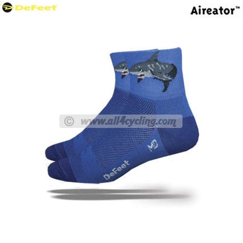 Socks DeFeet Aireator - Shark Attack