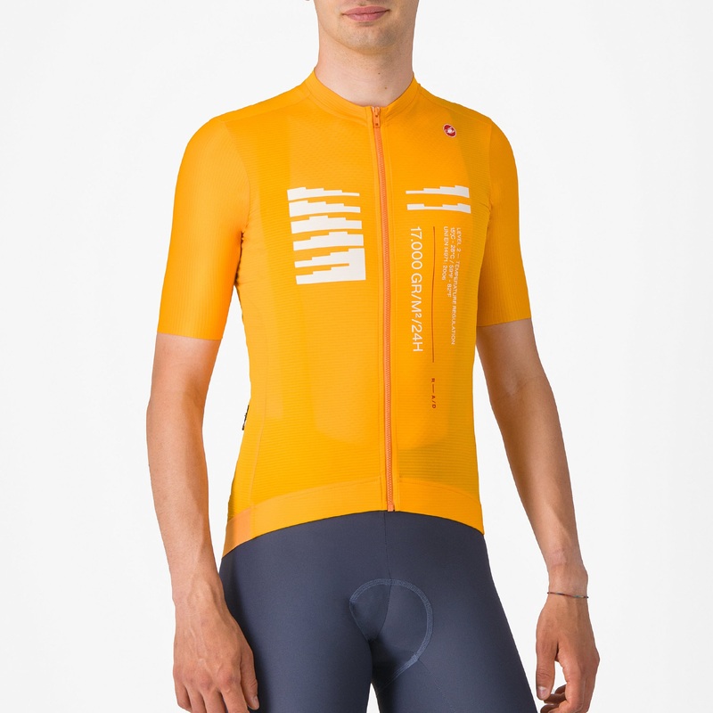 Castelli Espresso R-A/D jersey - Light orange